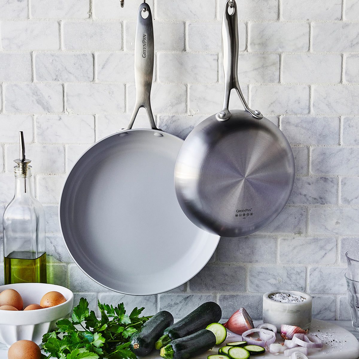 Pros and cons of ceramic cookware from Our Place, Green Pan