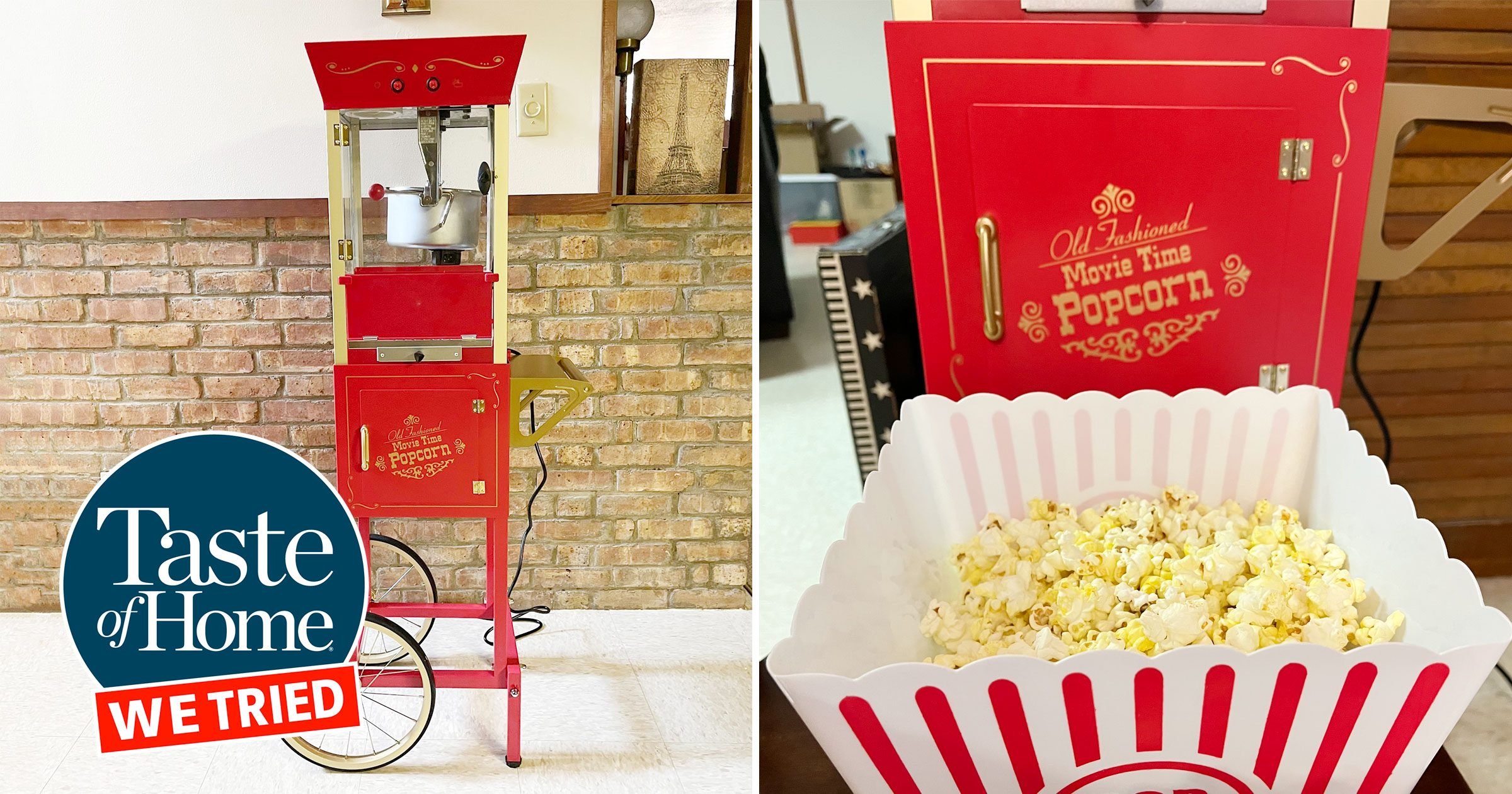 Old Fashioned Movie Time Popcorn Maker Instructions