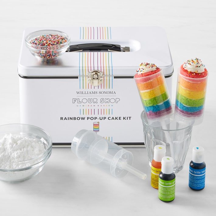 Flour Shop Rainbow Pop Up Cake Kit Ecomm Via Williams Sonoma.com