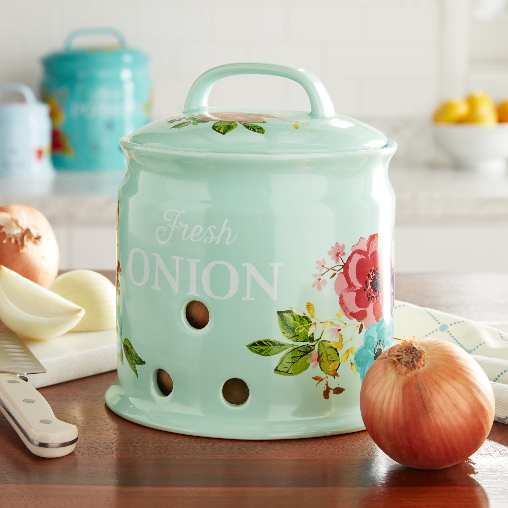 Pioneer Woman Stackable Kitchen Canisters