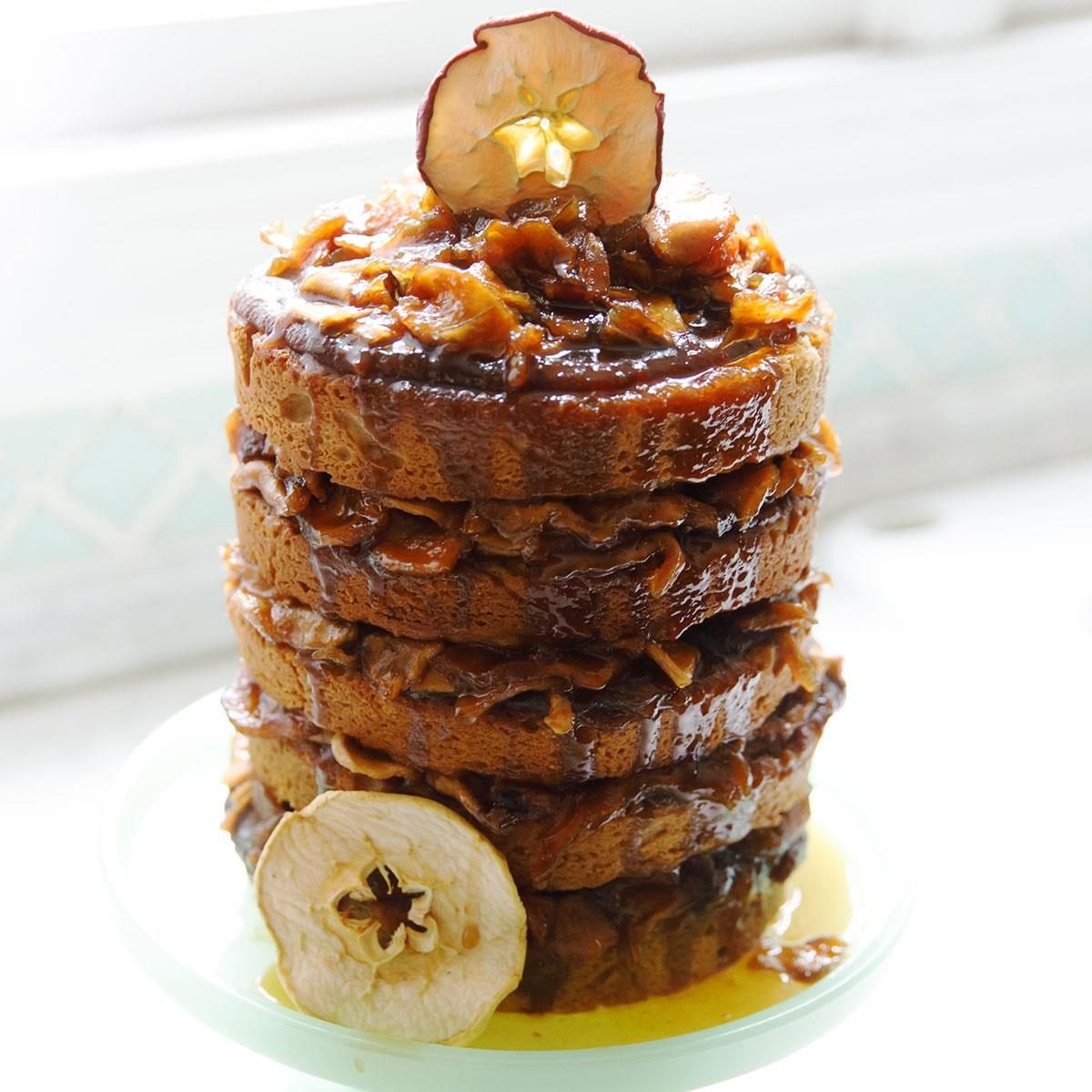 Appalachian Stack Cake With Apple Bourbon Sauce Recipe How To Make It