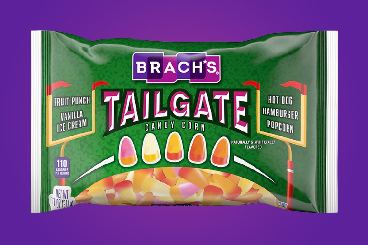We Tried Brach's Tailgate Hot Dog And Hamburger Candy Corn So You