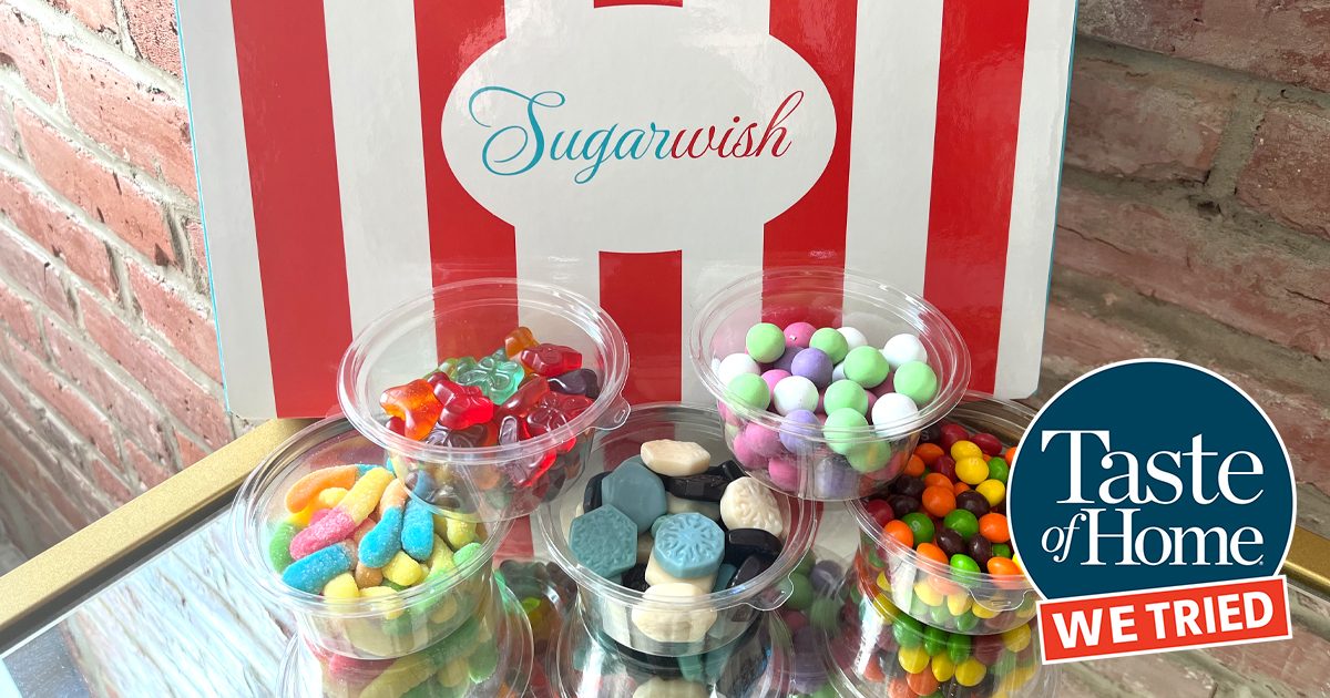 Sugarwish Our Candles gift sizes