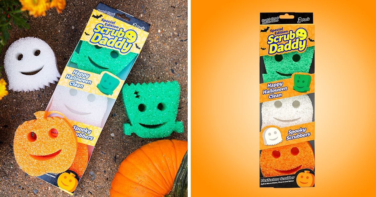 Scrub Daddy Halloween Special Edition Kitchen Sponge Pack of 3