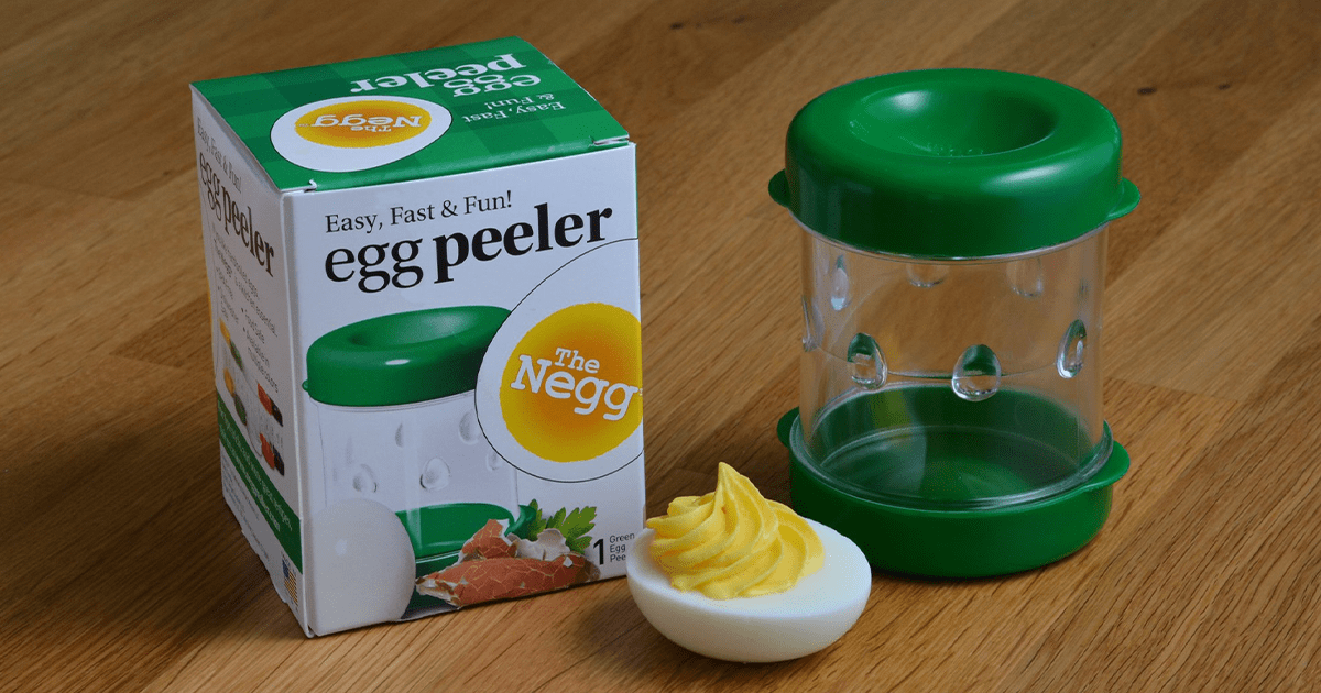 The Negg Hard-Boiled Egg Peeler  Creative Kitchen Fargo - Creative Kitchen  Fargo