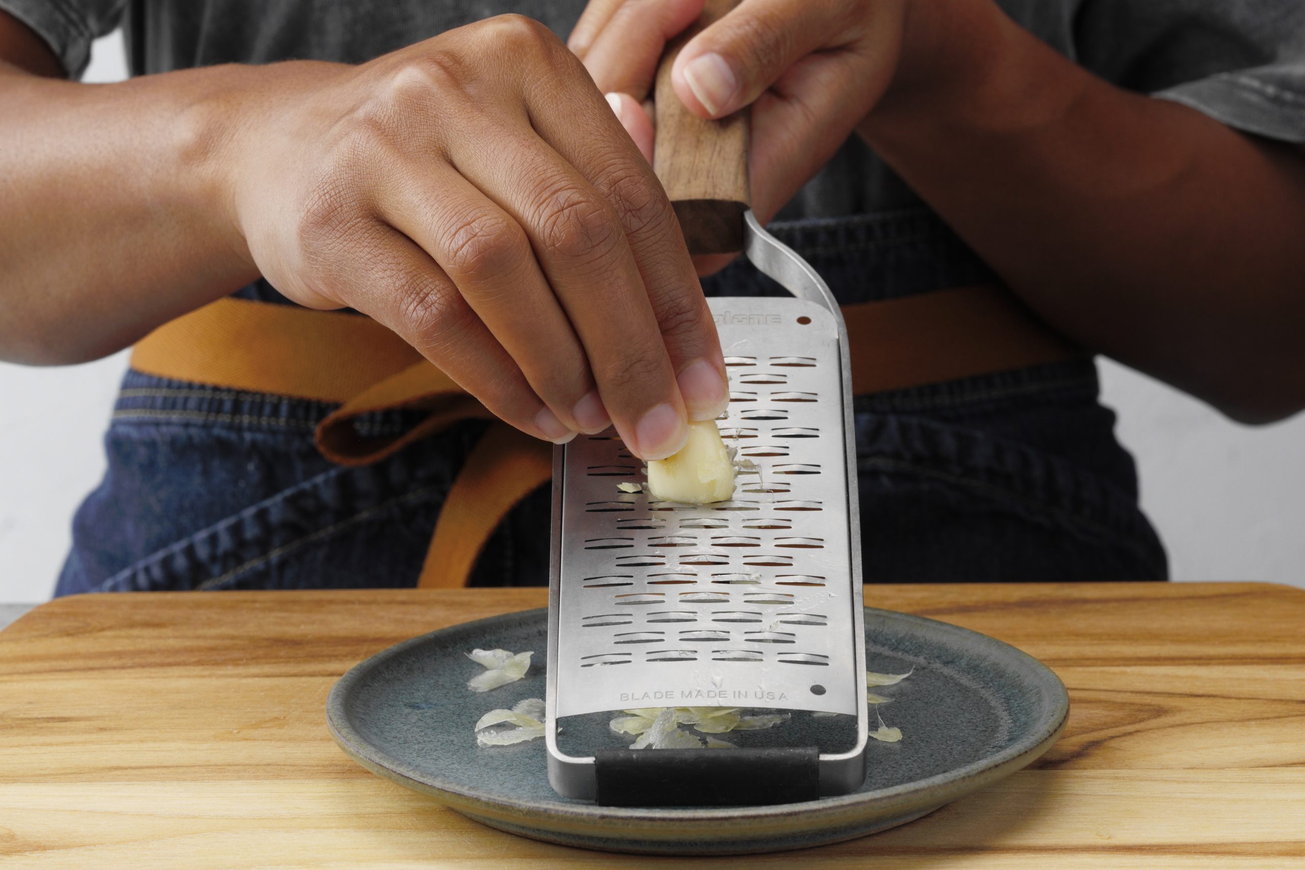 How To Mince Garlic Using A Ribbon Grater
