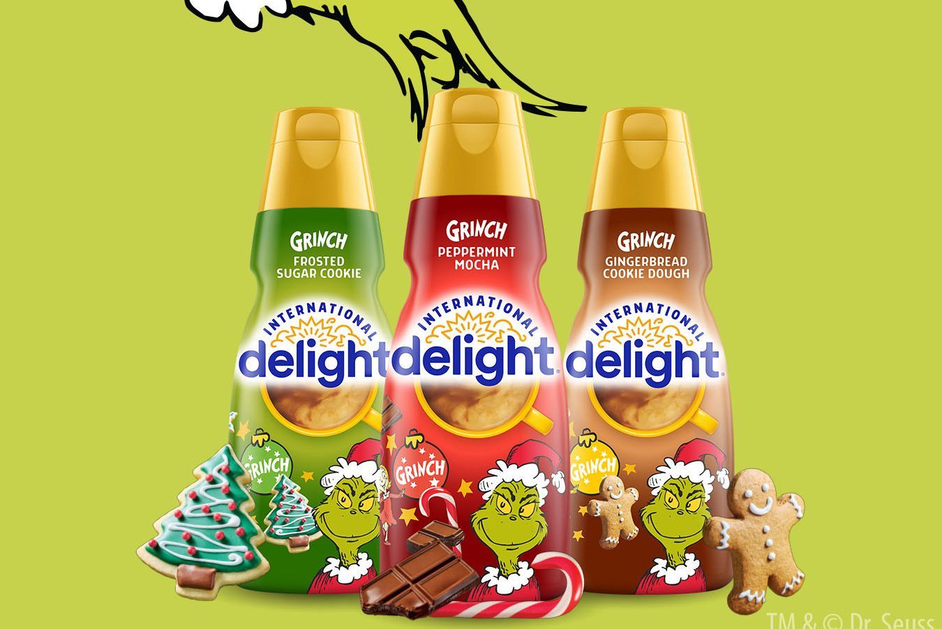 My favorite combo!! If you haven't tried The Grinch coffee creamer