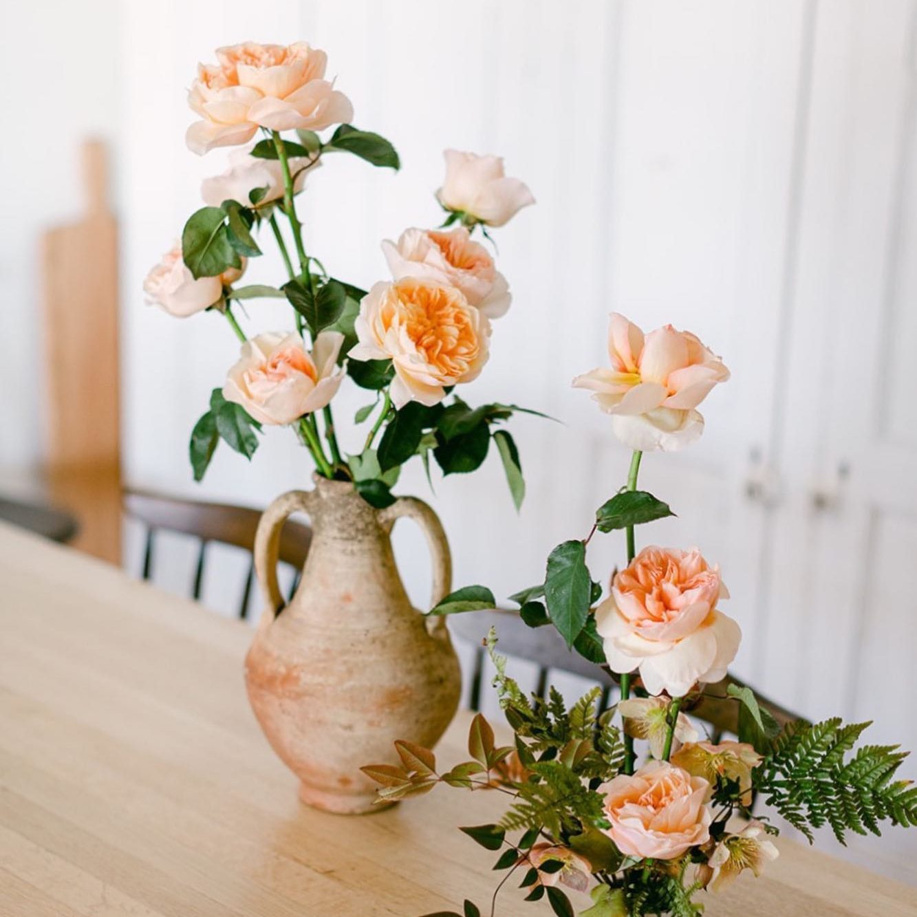 15 Floral Candles Centerpieces with Peony Flowers