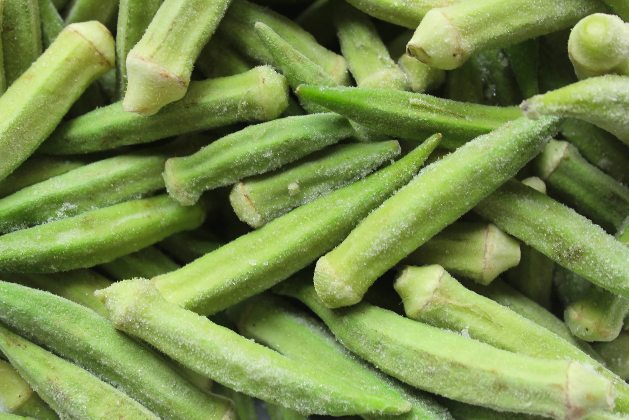 frozen okra