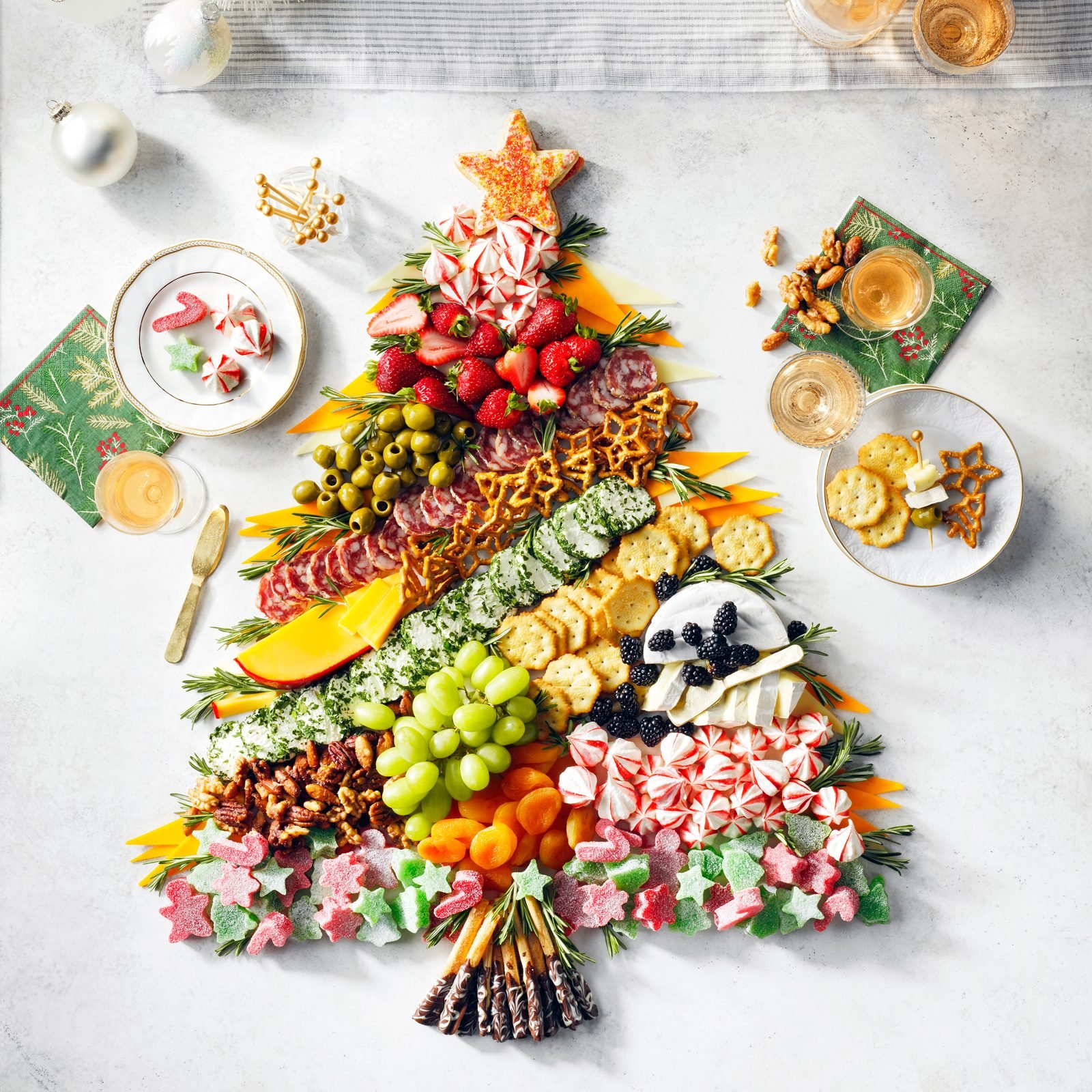 Christmas Tree Charcuterie Board: How to Make It