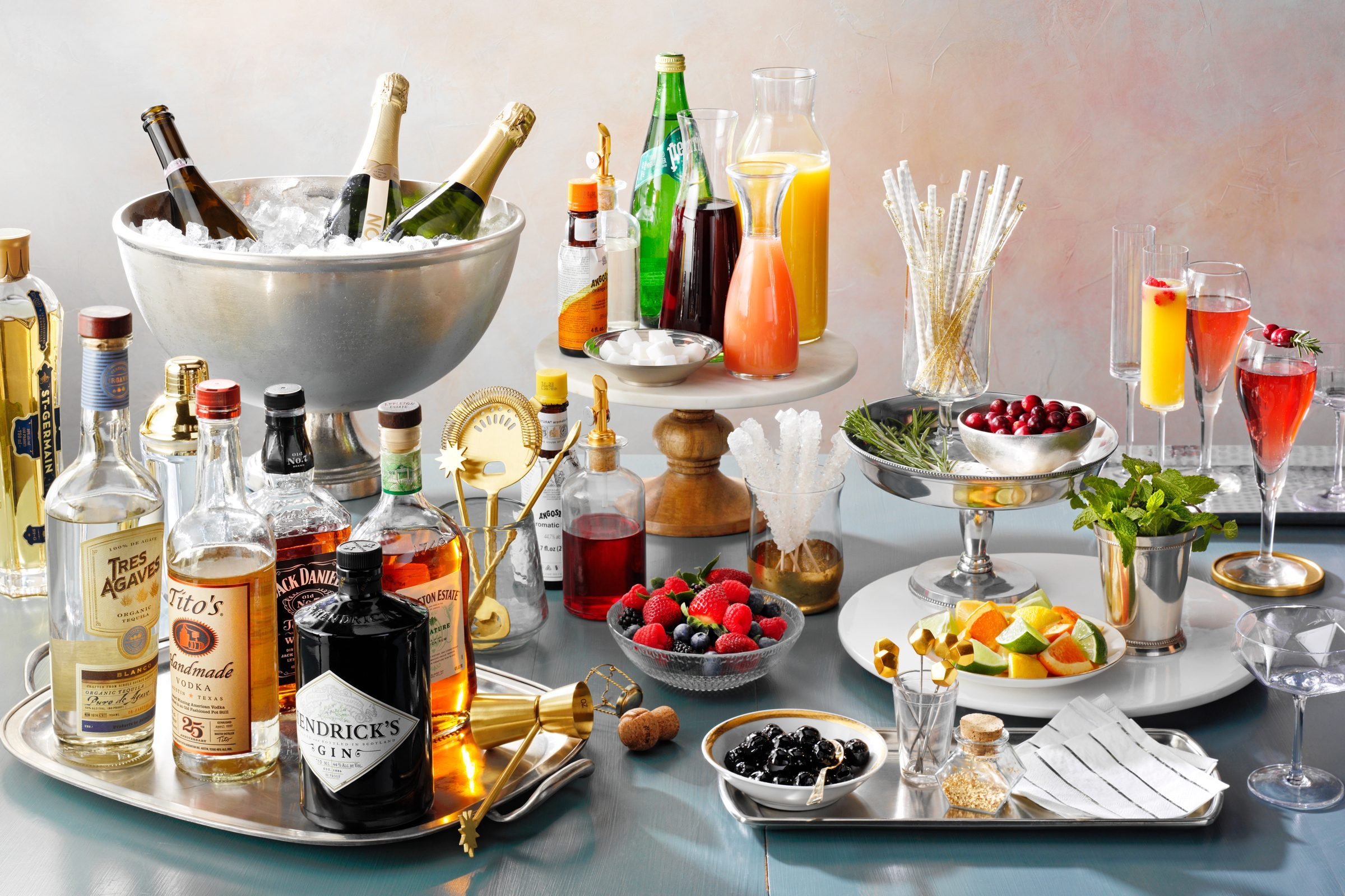 Mimosa Bar Party, Champagne Themed Party Supplies