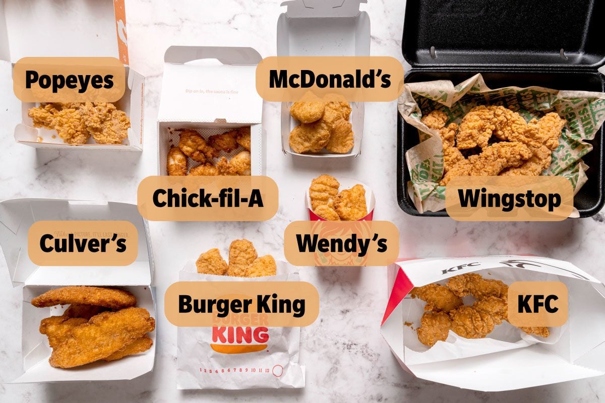 wendys chicken nuggets vs mcdonalds