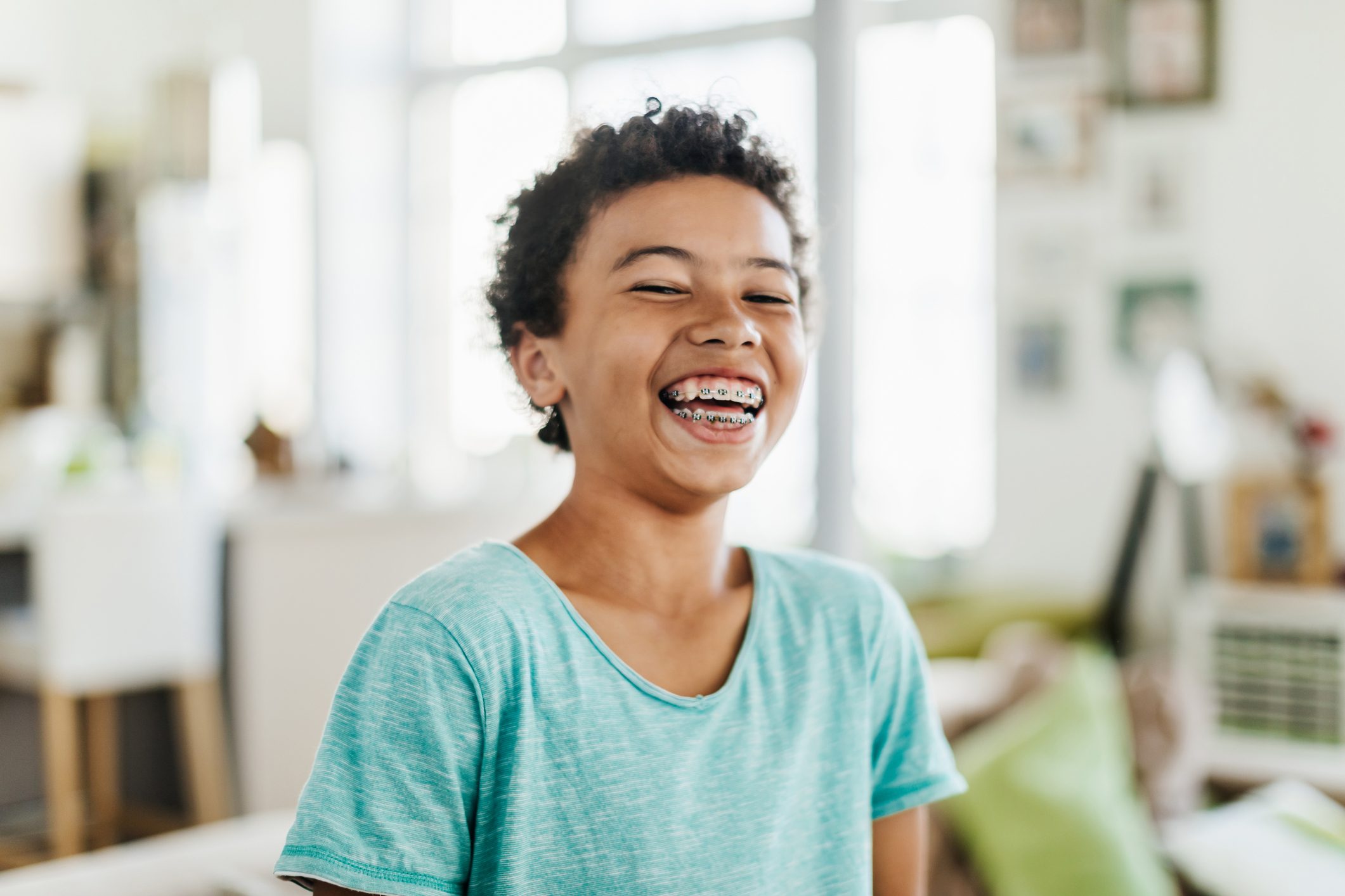 Portrait OF Young Boy Smiling