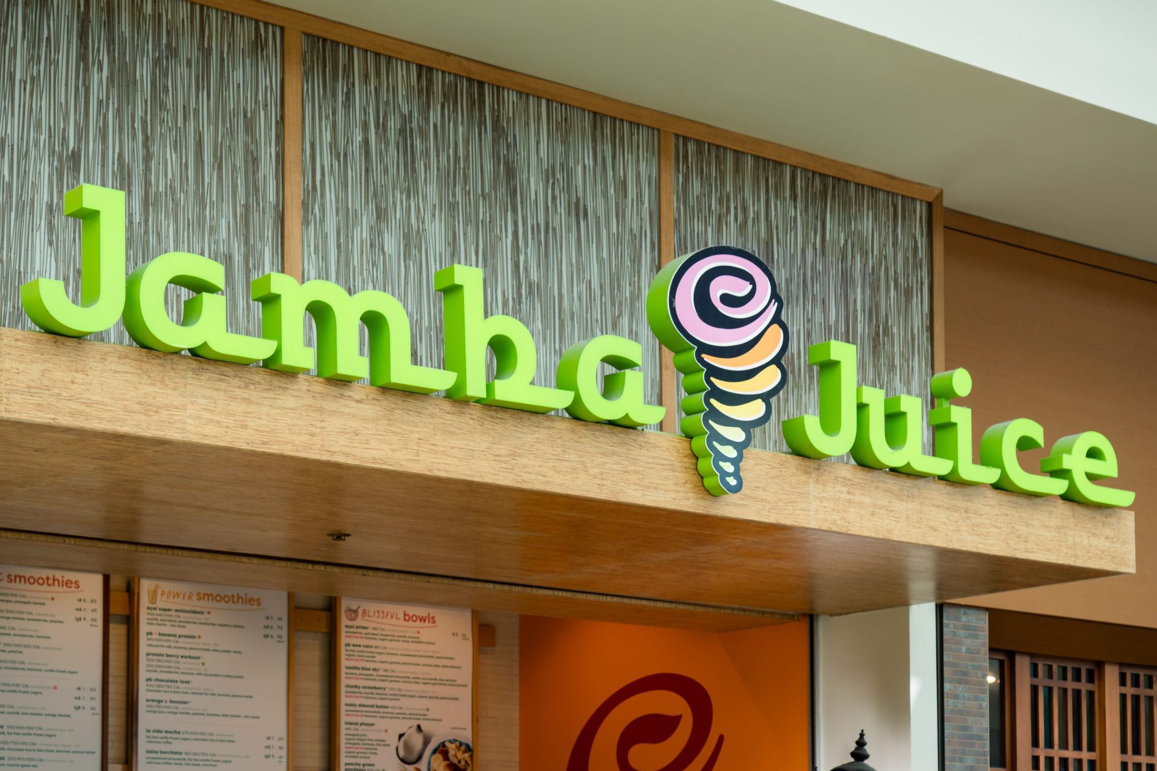 Jamba Juice logo seen at Norman Y. Mineta San Jose...