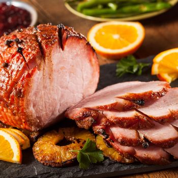 Traditional Sliced Honey Glazed Ham