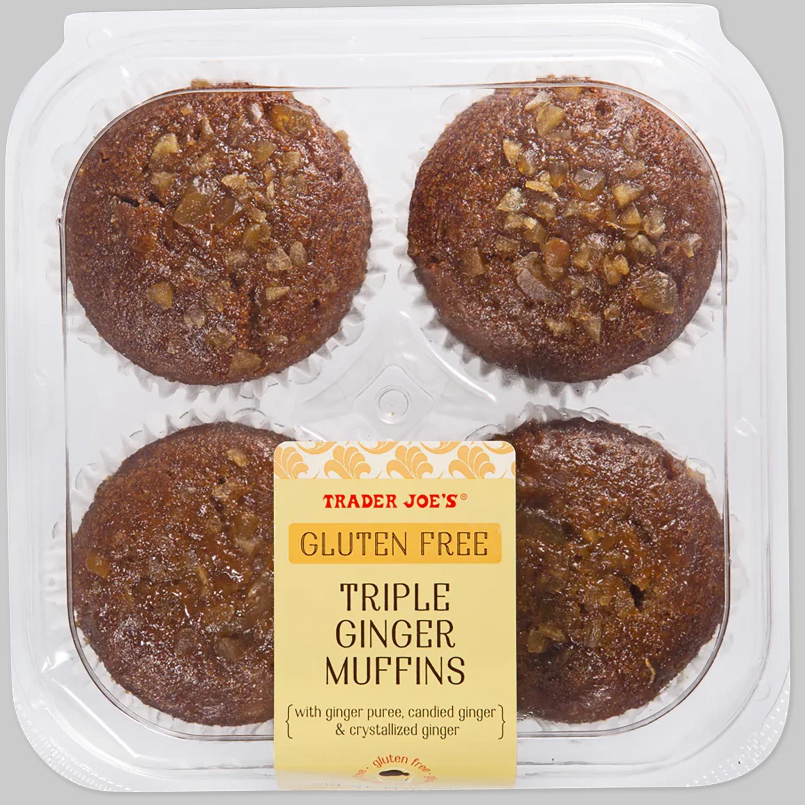 Trader Joe's Gluten Free Triple Ginger Muffins