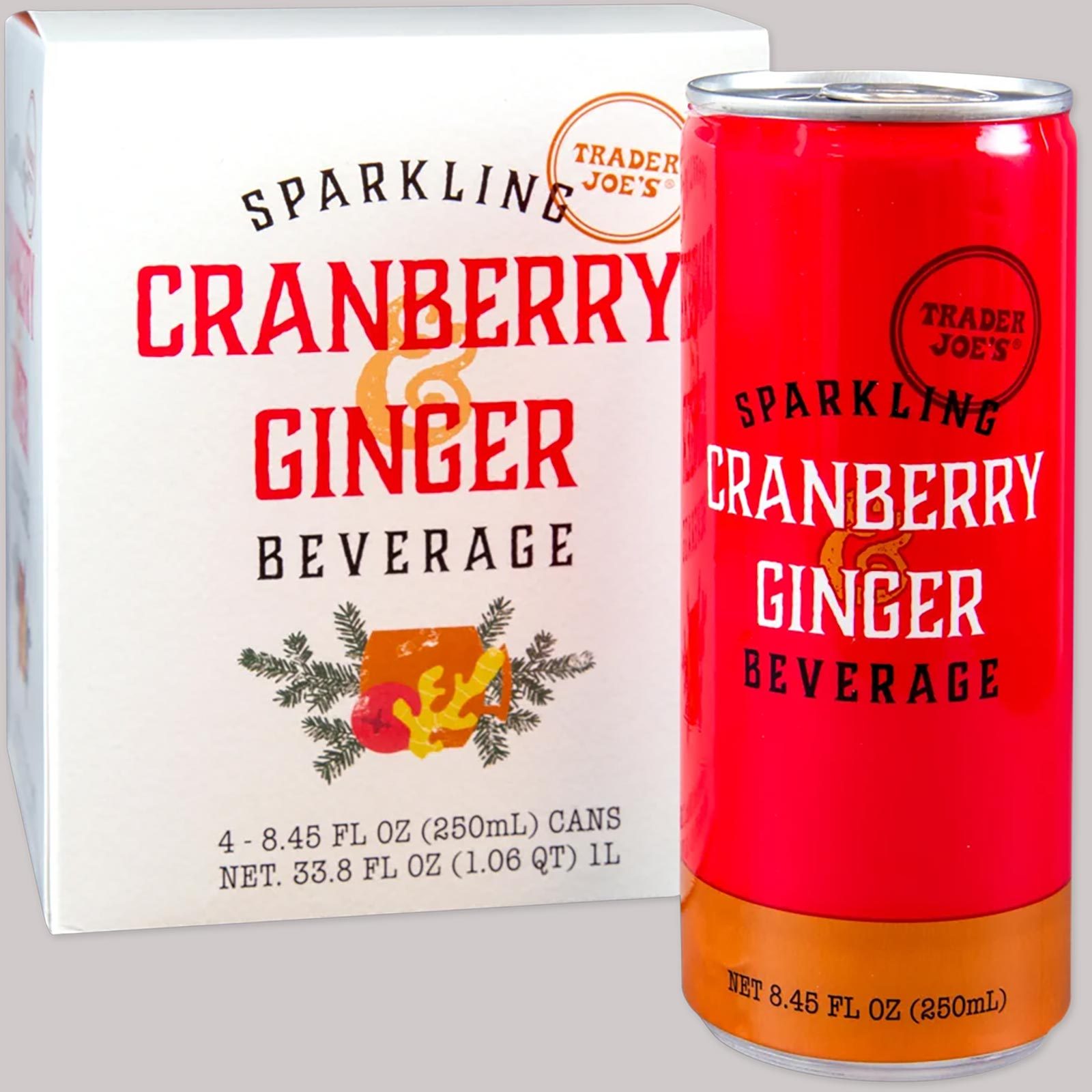 Sparkling Cranberry Ginger Beverage 2022 Tj Holiday Items