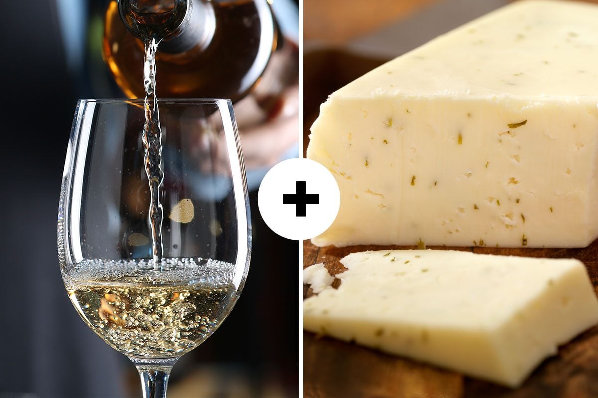 Riesling And Havarti Wine And Cheese Pairing