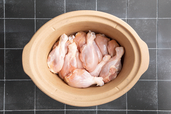 chicken legs in the slow cooker gif