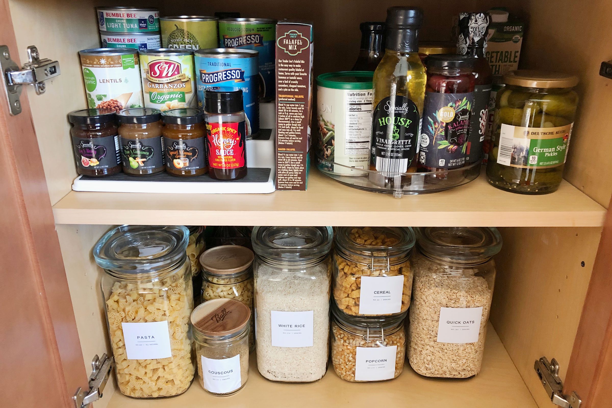 our new house :: mason jar pantry