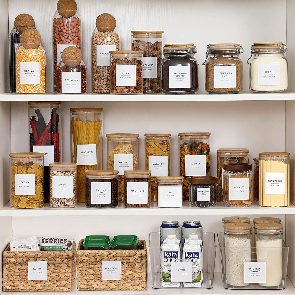 How to Organize Your Pantry with Mason Jars | Kitchen Storage Containers