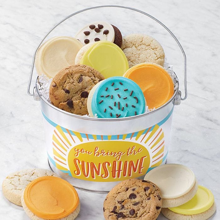 You Bring the Sunshine Cookie Gift Pail