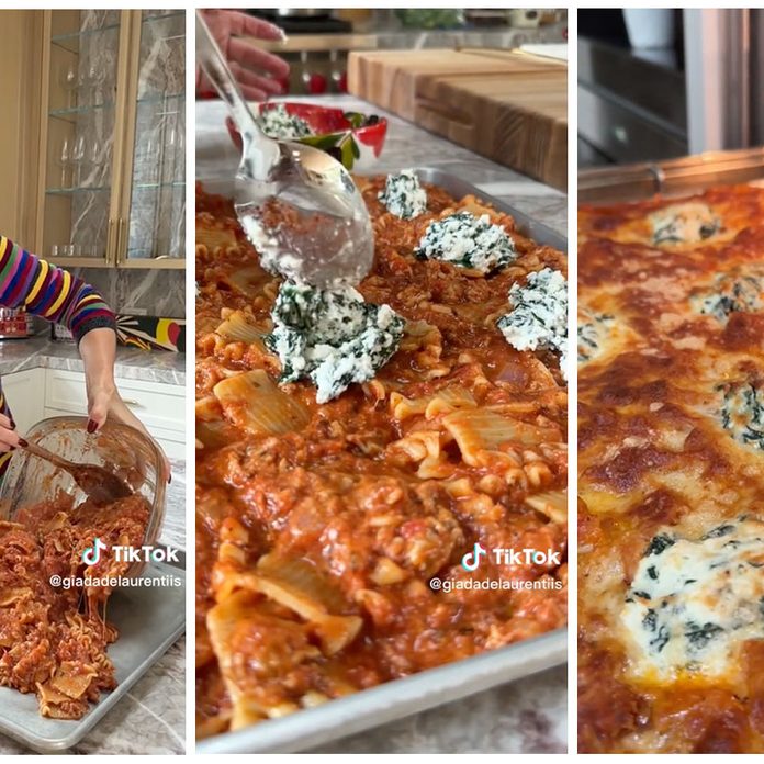 You Need to Try Giada de Laurentiis' Viral Crispy Sheet Pan Lasagna Recipe