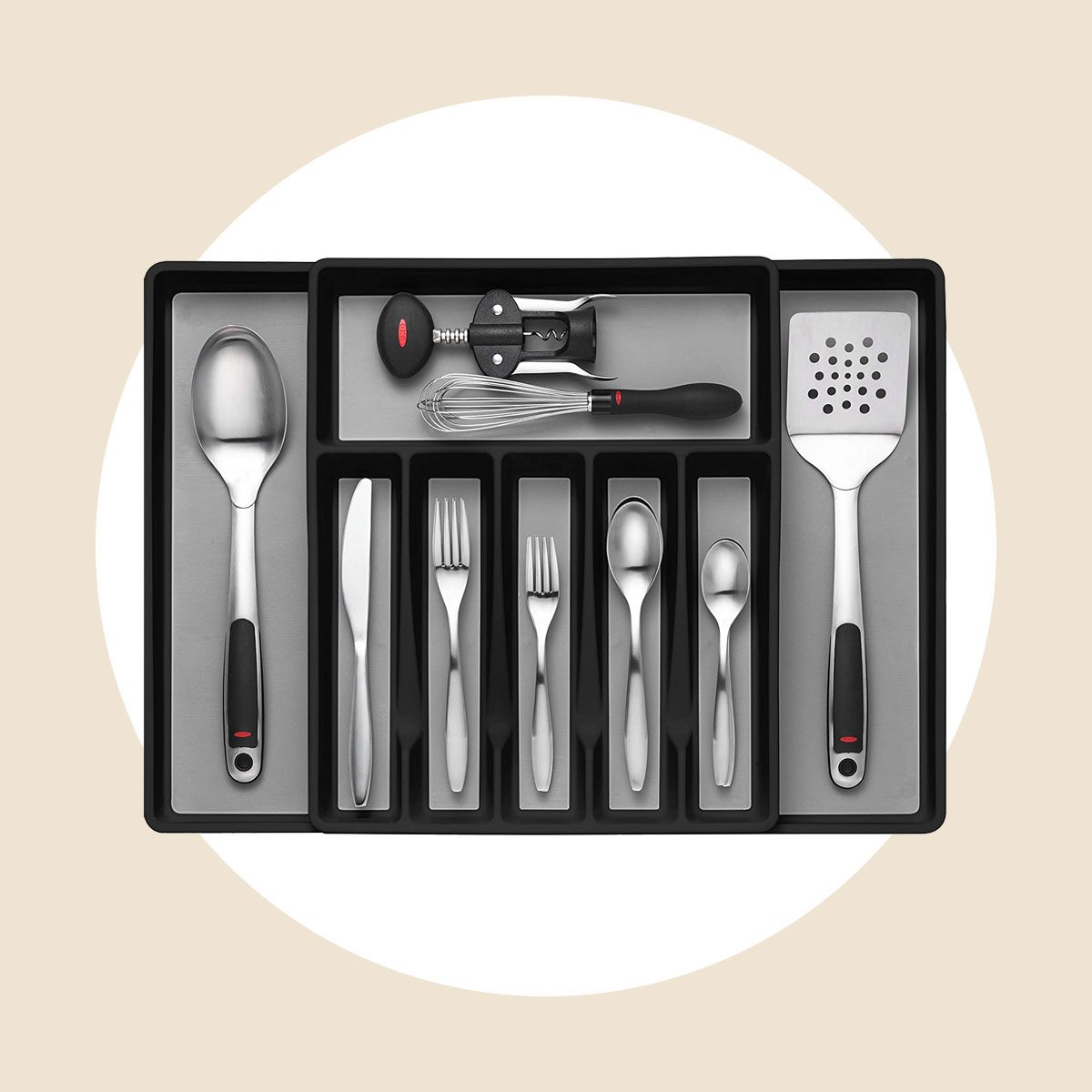 Seseno Expandable Cutlery Drawer Organizer Ecomm Via Amazon