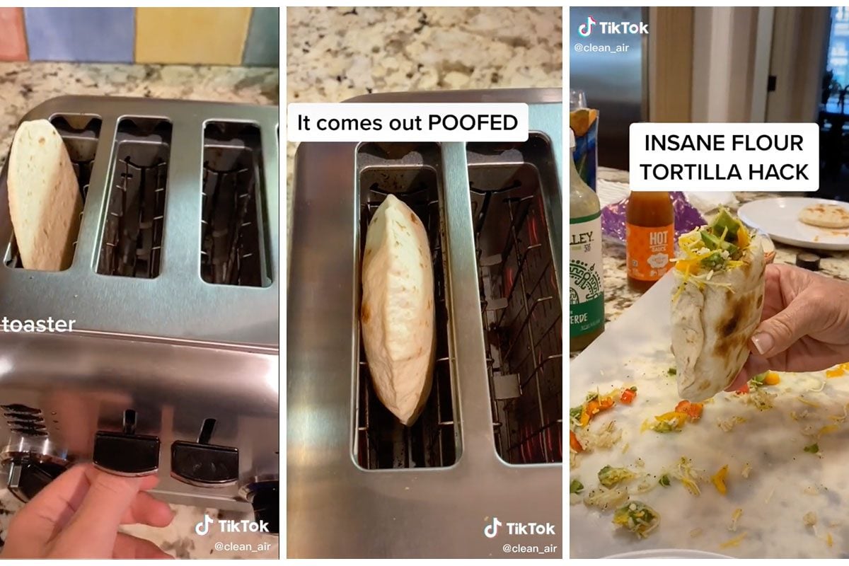 This Flour Tortilla Toaster Hack Will Change Your Taco Tuesday Forever