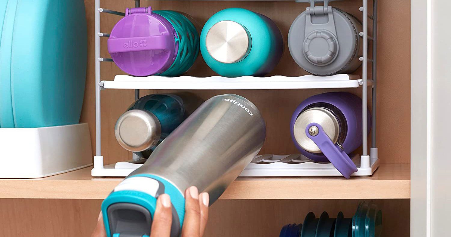 13 Simple but Smart Water Bottle Storage Ideas