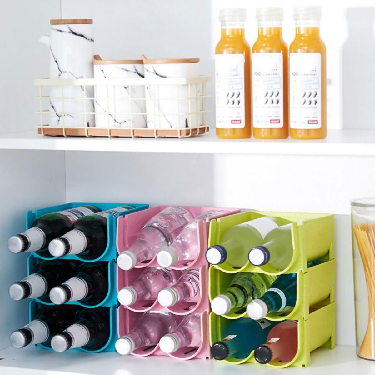 Gorgeous Ways to Organize Glassware, Cups and Water Bottles