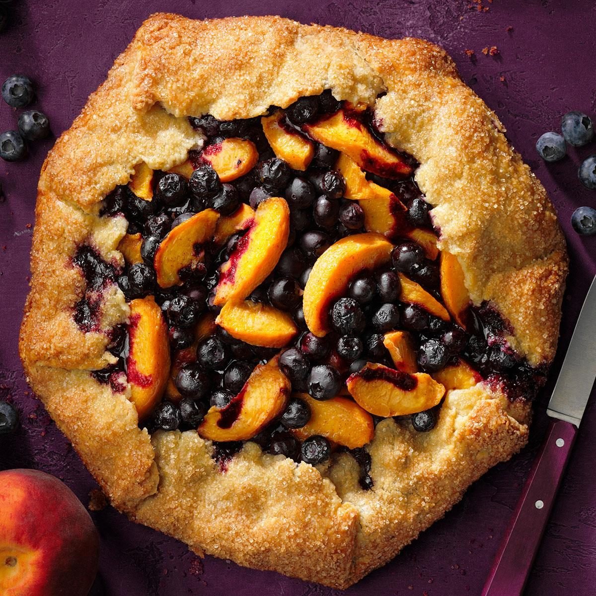 Peach and Blackberry Galette Recipe