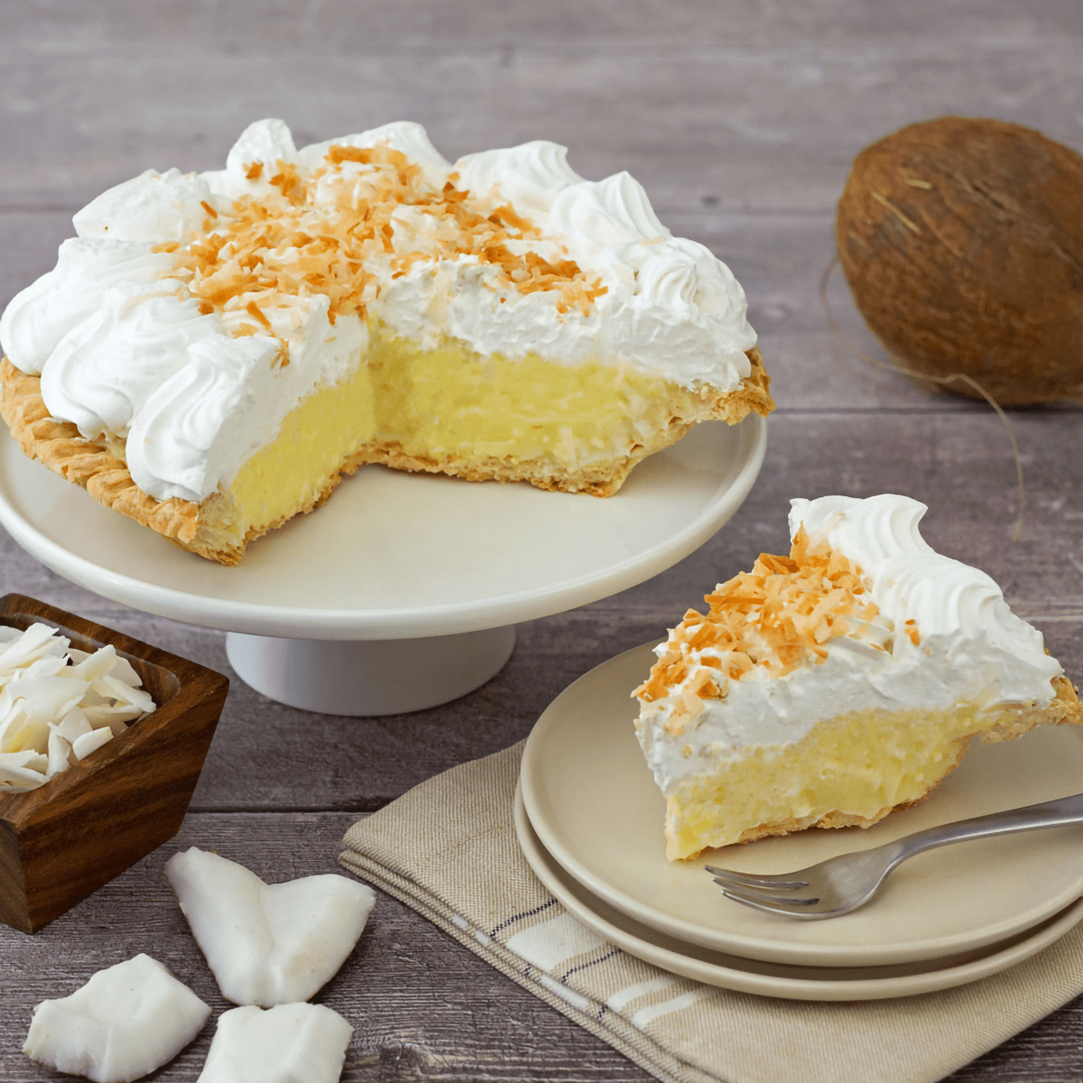 Bake Me A Wish Coconut Cream Pie