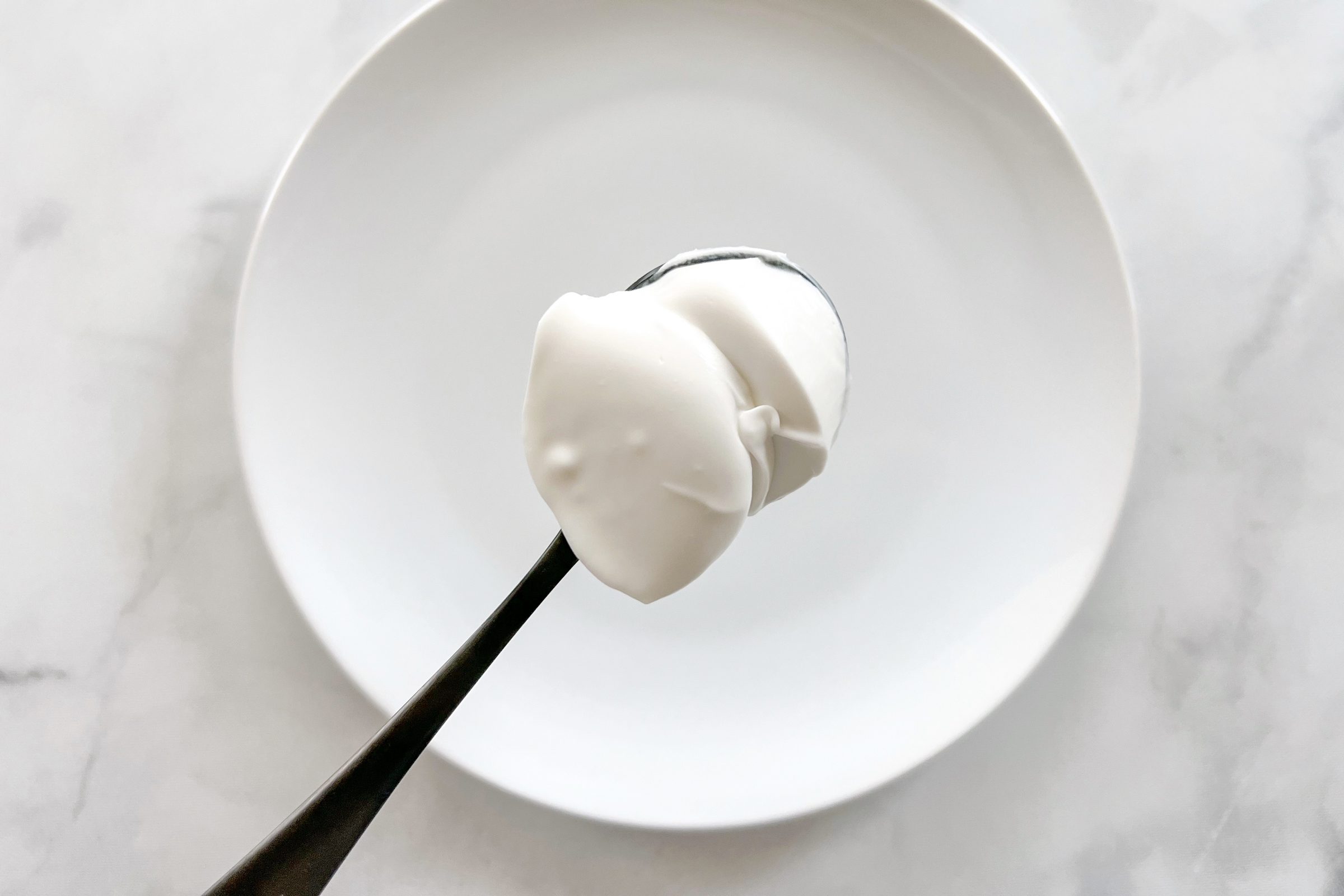 Coconut Cream On Spoon
