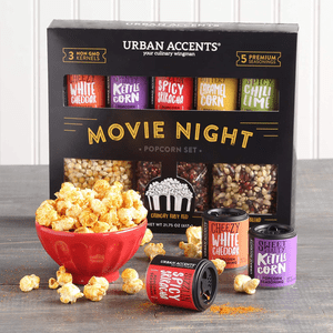 Urban Accents Movie Night Popcorn Set Via Amazon.com Ecomm