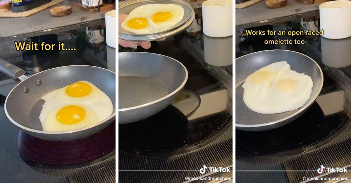 Flip Food in a Frying Pan Easily With This Trick