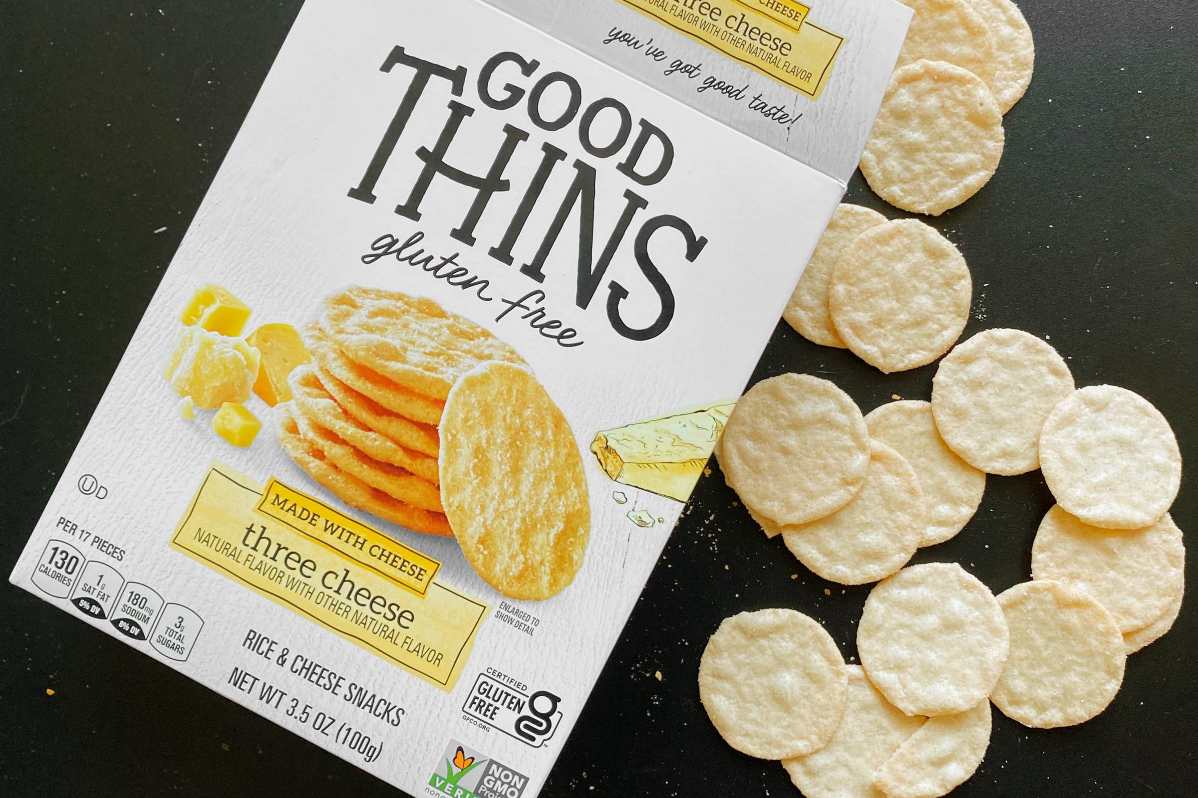 Good Thins Rice Thins Simply Salt Saltines, 100g/3.5oz, (Imported from  Canada)