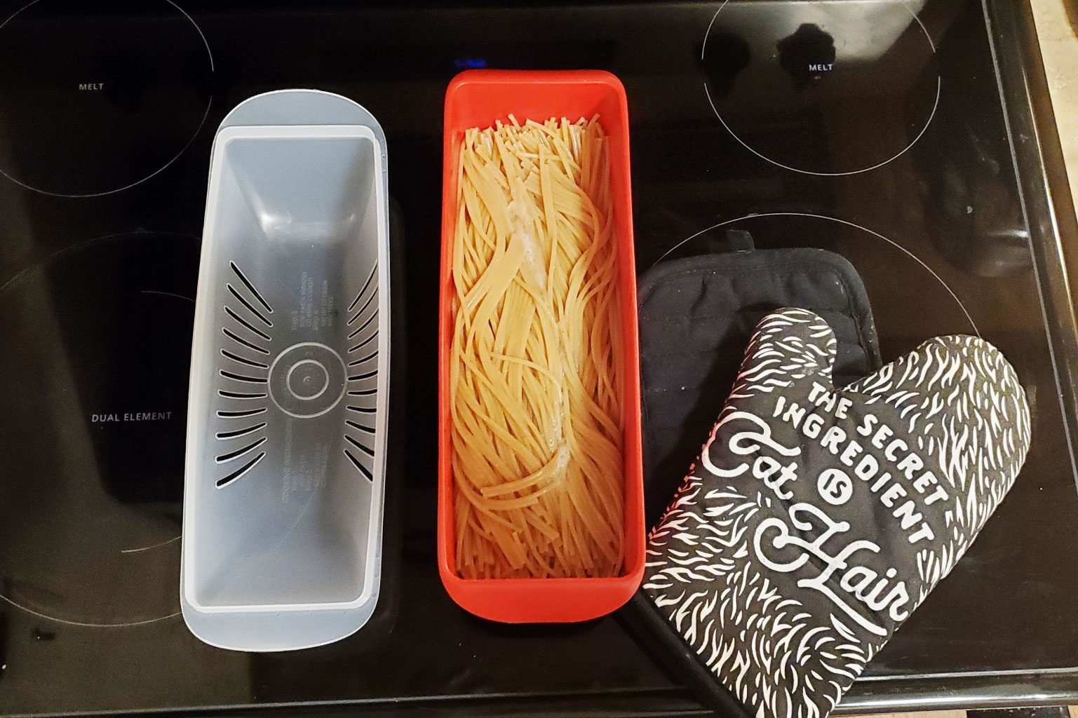 Nordic Ware microwave pasta cooker