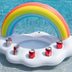 Take Summer Drinks Over the Rainbow with This Floating Inflatable Bar  
