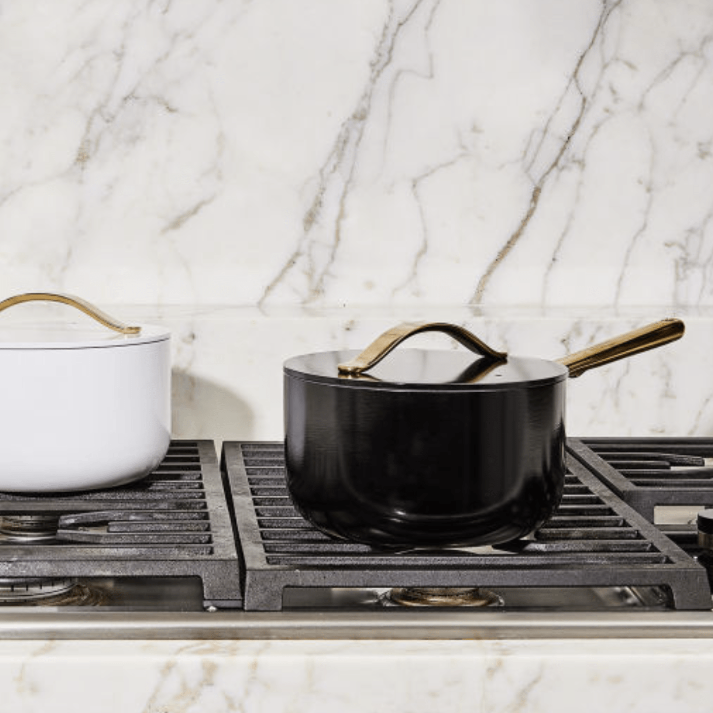 Caraway Mini Sauce Pan in Black with Gold Handle in 2023