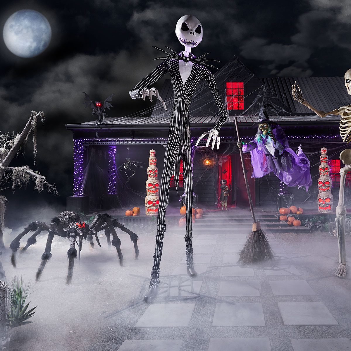 Jack Skellington Animatronic Halloween Decoration
