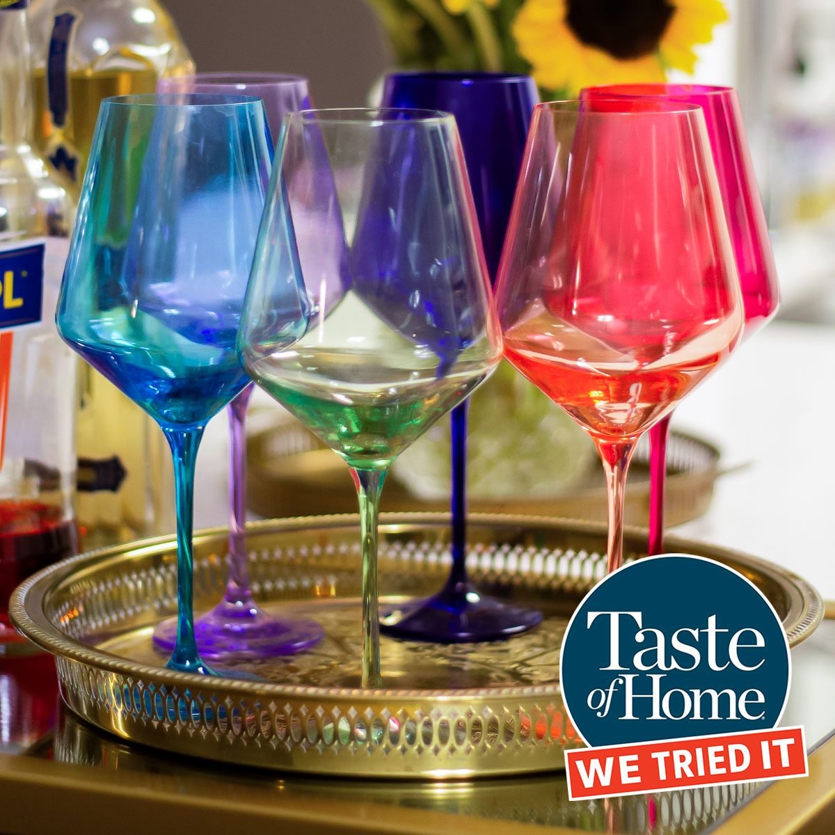 Where to Buy Estelle Colored Wine Glass Instagram