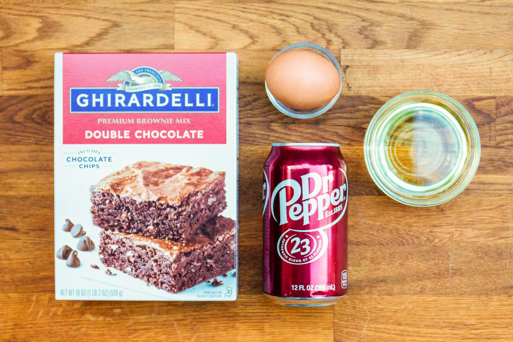 Tiktok Viral Dr Pepper Brownies ingredients