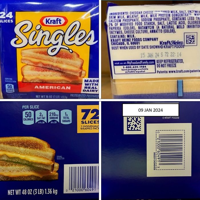 Kraft Is Recalling Its American Cheese Slices Due to a Choking Hazard