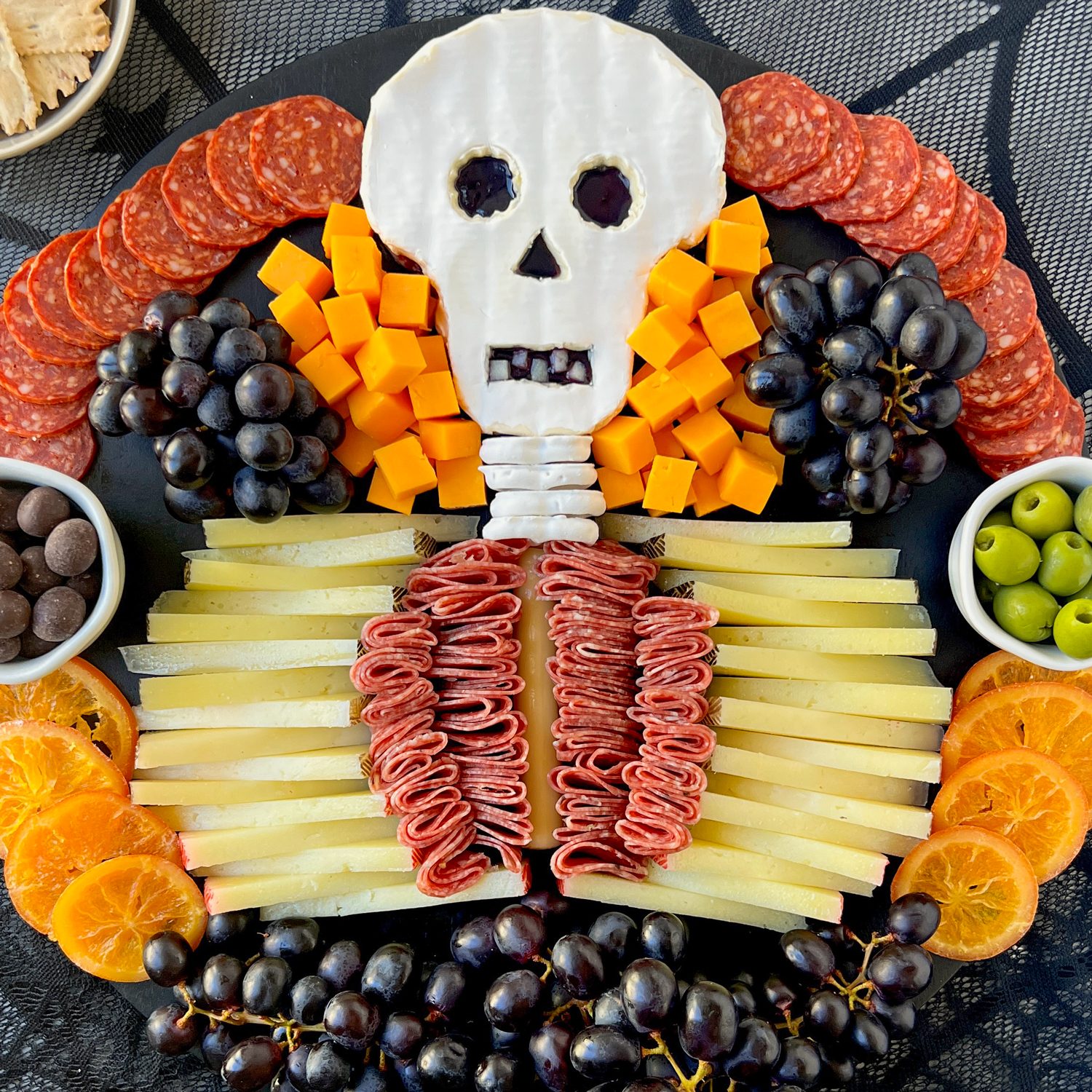 This Skeleton Charcuterie Board Is Halloween Party Goals