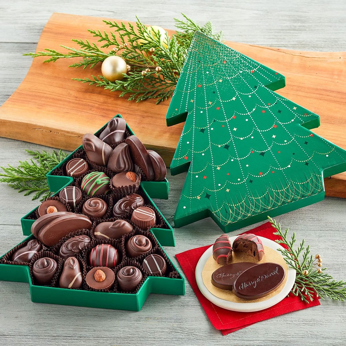 Chocolate Christmas Trees - Savory Experiments