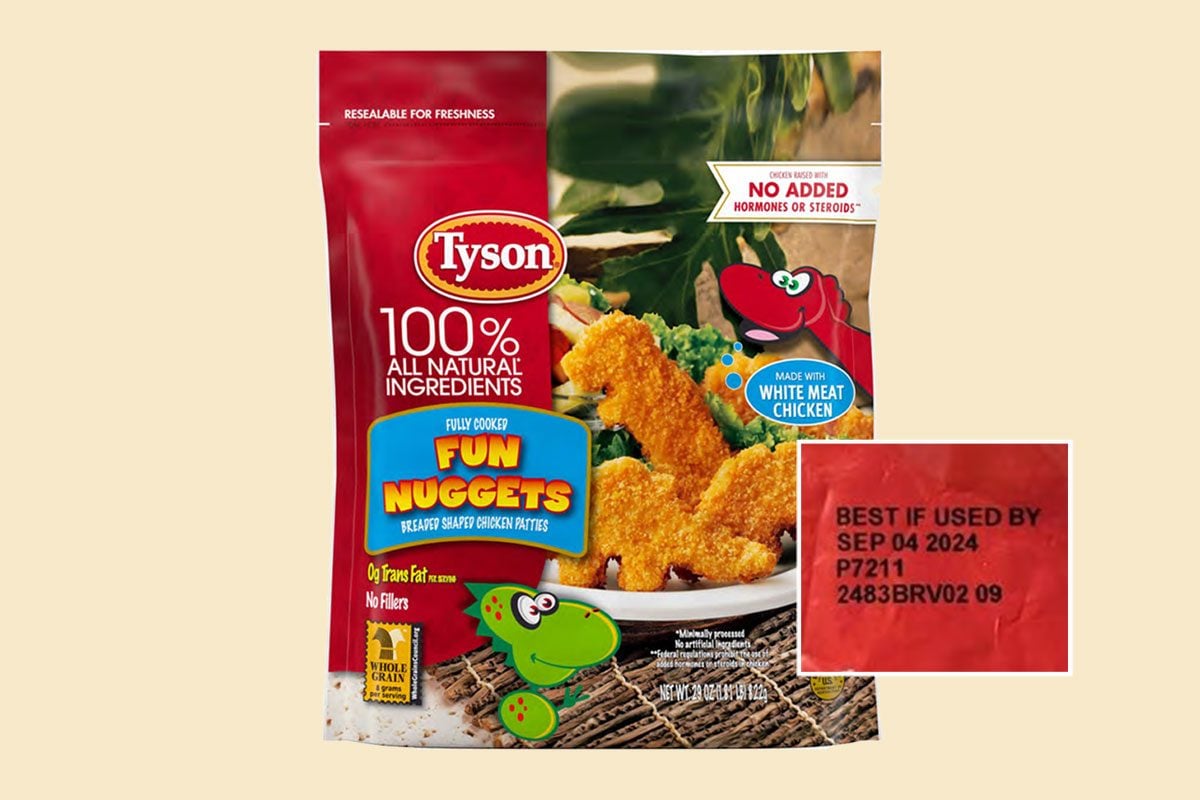 Tyson Just Recalled 29,819 Pounds of Its DinoShaped Chicken Nuggets