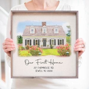 Custom Home Art Print