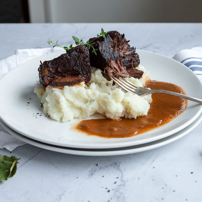 Marry Me Short Ribs served on plate