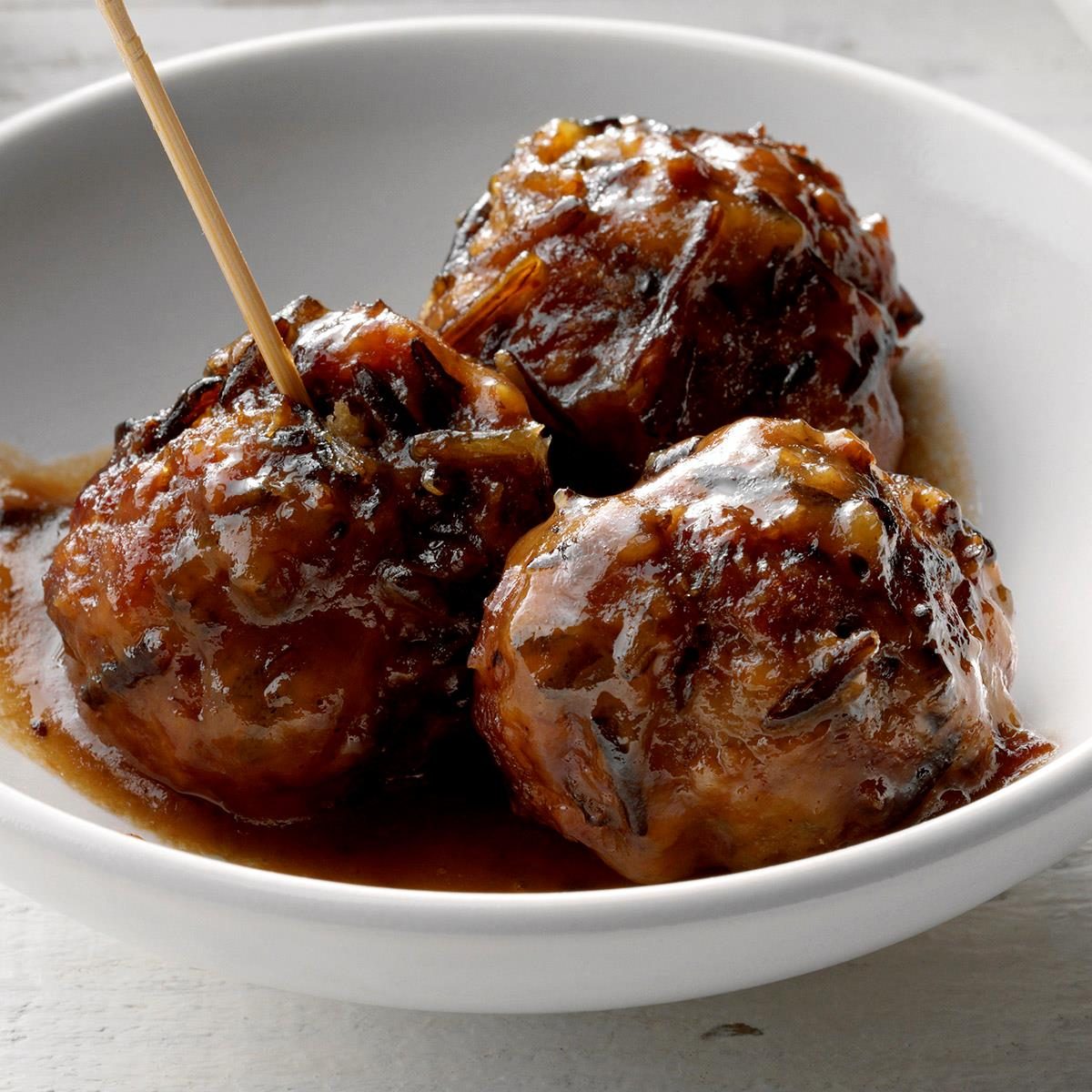 Meaty Wild Rice Meatballs In Cranberry Sauce Recipe How To Make It